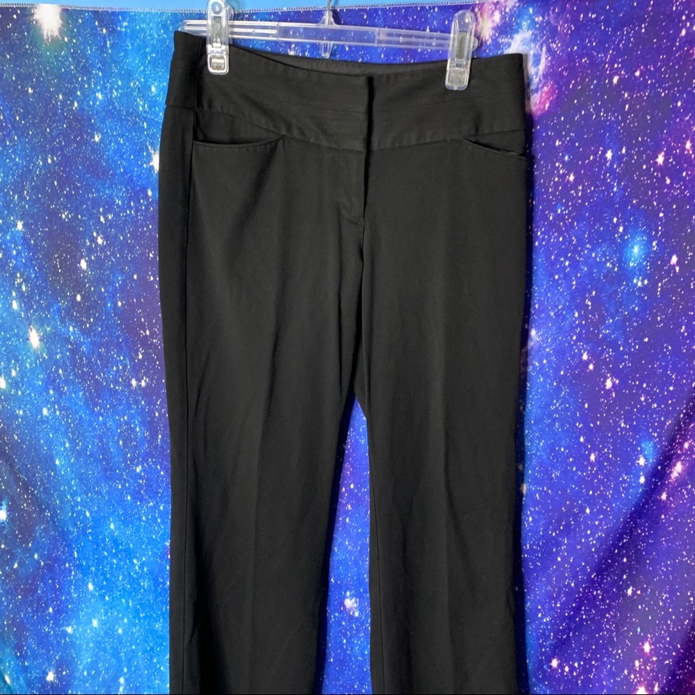Express- Black Editor Trousers Size 0 Regular - image 2